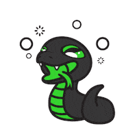 Sleepy Snake Sticker by Razer