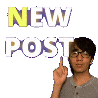 New Post Upload Sticker