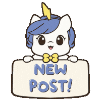 New Post Check This Out Sticker by Brave Unicorn