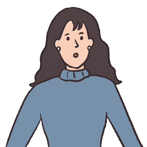 carolynnyoe giphyupload reaction animation girl Sticker