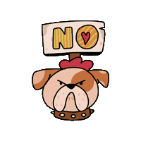 Dog No Sticker