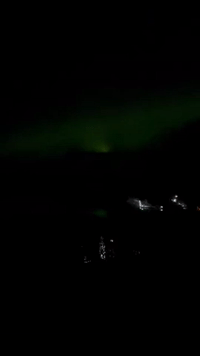 Northern Lights Visible in Sky Above Argyll, Scotland