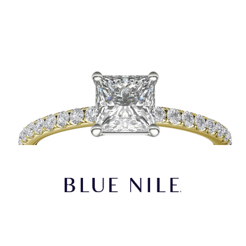 bluenilediamond giphyupload diamond ring halo Sticker