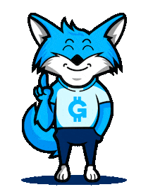 Happy Fox Sticker by Geldhelden