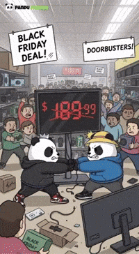 Black Friday Fight GIF by Pandu Pandas