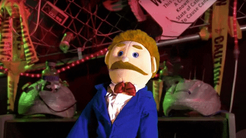 Puppet What GIF by Mega 64