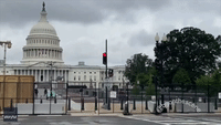 Fencing Surrounds US Capitol Ahead of 'Justice for J6' Rally
