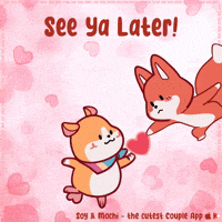 Love You Goodbye GIF by SoyandMochi