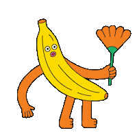Festival Banana Sticker by Pete The Monkey