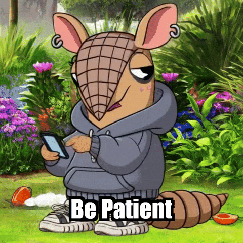 Wisdom Be Patient GIF by Chillo Dillo