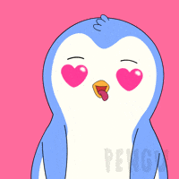 I Love You Hearts GIF by Pudgy Penguins