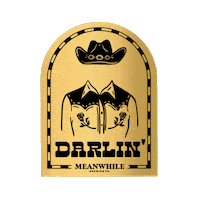 Cowboy Austin Sticker by Meanwhile Brewing