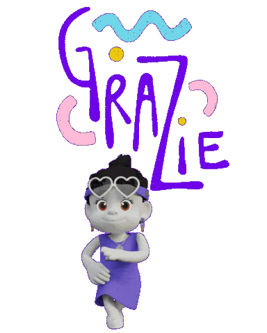 Grazie Di Cuore Sticker by Zhotcita