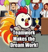 Teamwork Makes The Dream Work Success GIF by Zorooster