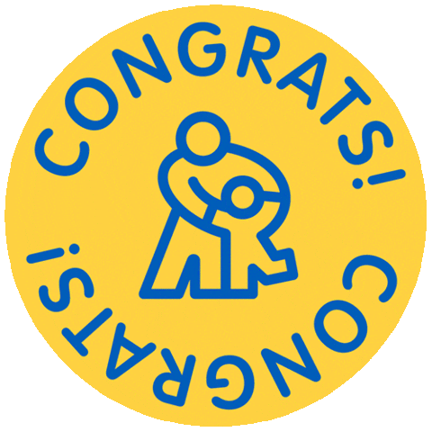 Congrats Congratulations Sticker by Children's Mercy
