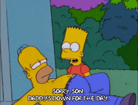 tired homer simpson GIF