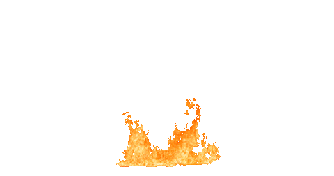 Burning Big Fire Sticker by ActionVFX