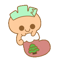 rabbitkerotworld food christmas kawaii holiday Sticker