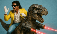 Jurassic Park Space GIF by Jukebox Saints