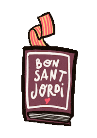 Sant Jordi Llibres Sticker