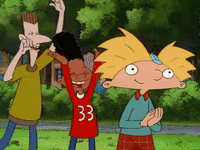 hey arnold nicksplat GIF