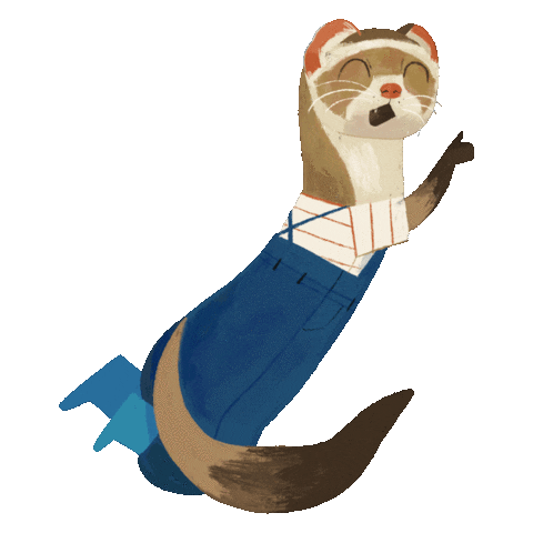 Felix Ferret Sticker