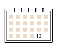E Calendar Sticker by Engage!
