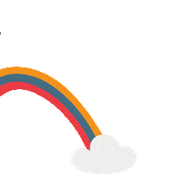 Fun Rainbow Sticker by Frugi