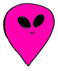 Sci Fi Smile Sticker by T A R V E R