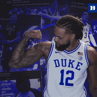 Flexing Duke University GIF by Duke Men's Basketball