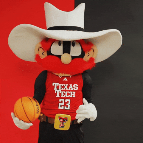 Texas Tech Raider Red GIF by Texas Tech Basketball