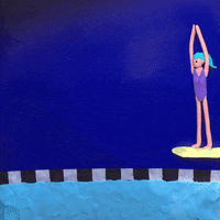 nothingisfunny fail jump diving crumple GIF