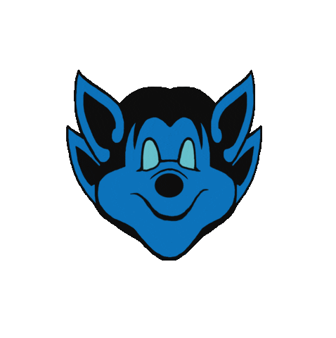 alvviant blue face monster blueface Sticker