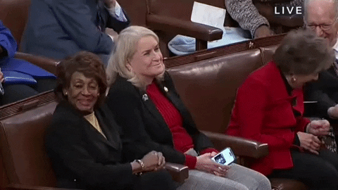 Maxine Waters Lol GIF by GIPHY News