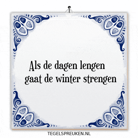 Winter Wijsheid GIF by Tegelspreuken.nl