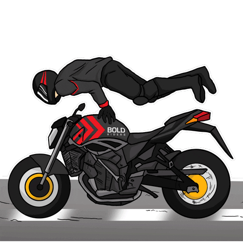 Boldriders Sticker by LAZONE.ID