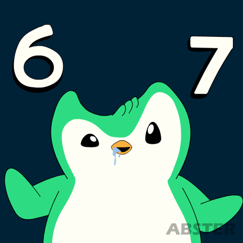 6 7 Penguin GIF by Abster