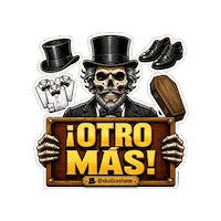 Uno Mas Halloween Sticker