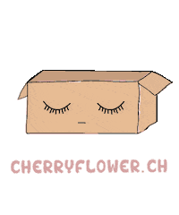 cherryflowerch box cherryflower cherryflowerch cherry box Sticker