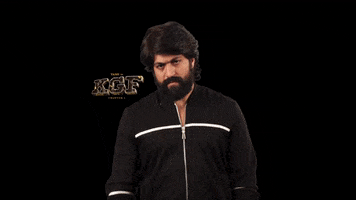 kgf #swag #yash #excel #anger #furious #rage #attitude #chalchal #jaana #goaway #movie #film GIF by KGF