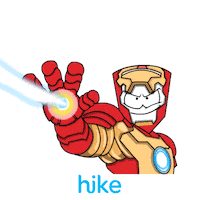 iron man marvel Sticker by Hike Messenger