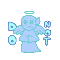 gus_azv angel dont dare do not Sticker