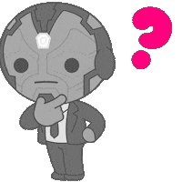 The Vision What Sticker by Marvel Studios
