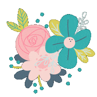 Girl Blooming Sticker