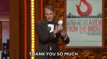 thank you GIF by Tony Awards