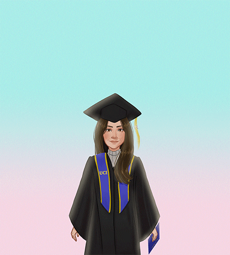 imsandrai giphyupload girl illustration college GIF