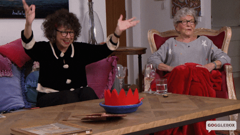 Happy Watching Tv GIF by Gogglebox Australia