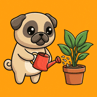 Dog Growing GIF by Pugs