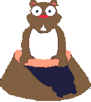 groundhog day Sticker
