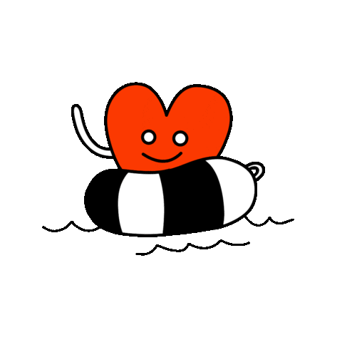 Fun Heart Sticker by Sarah Matuszewski